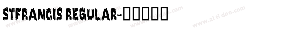 StFrancis Regular字体转换